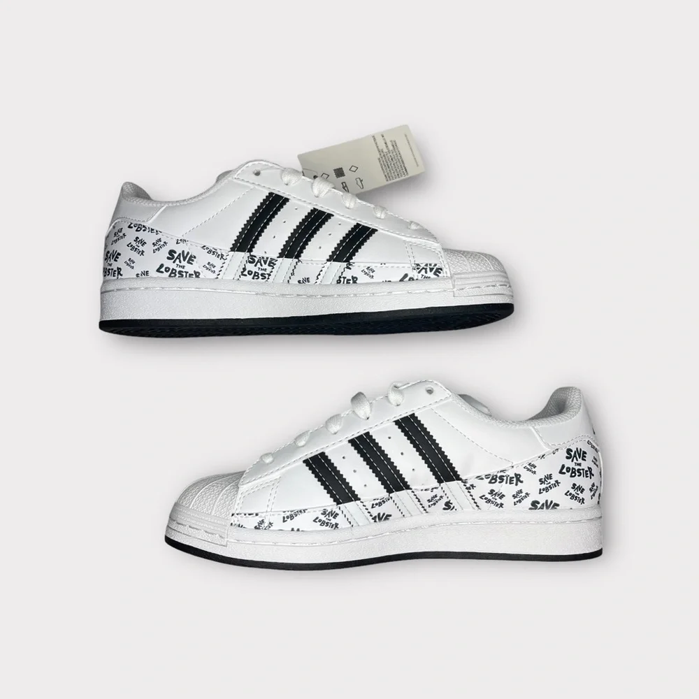 Adidas x Philip Colbert Save The Lobster Superstar Sneakers